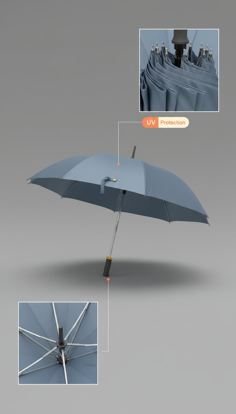 Steel Blue Umbrella