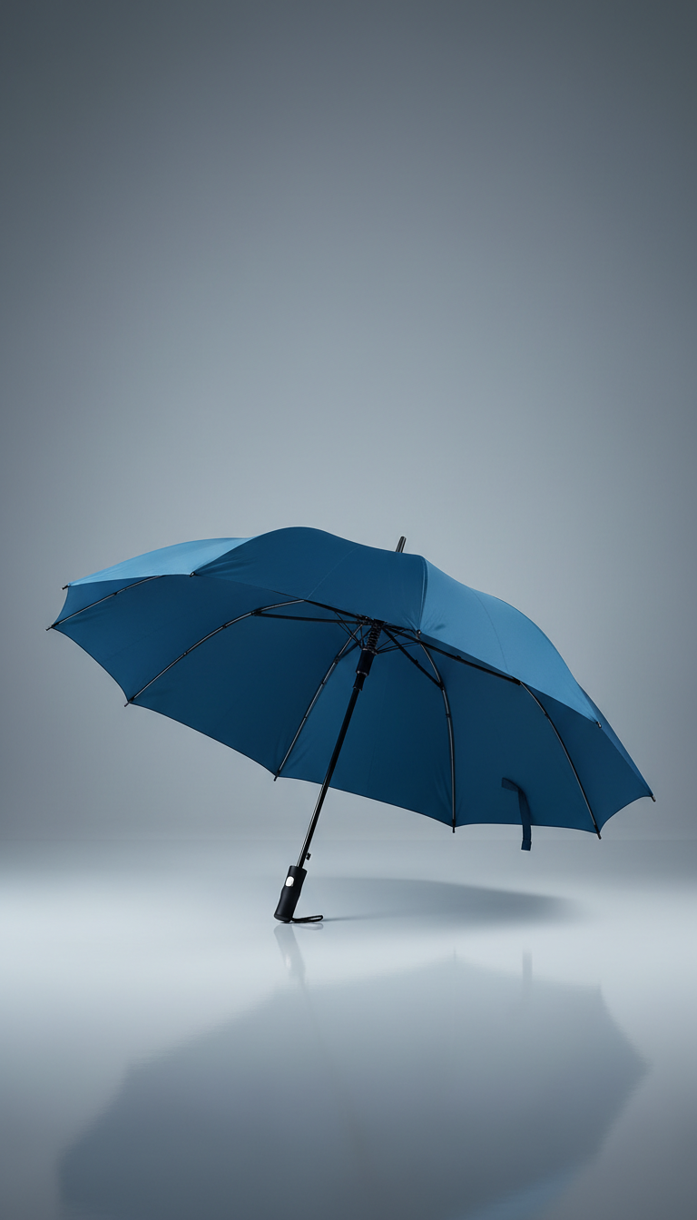 Ocean Blue Automatic Umbrella