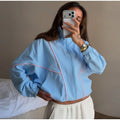 Veste en Jean Femme Bicolore – Zippée