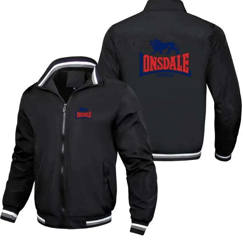 Veste Homme Coupe-Vent Zippée Style Streetwear - Automne/Hiver