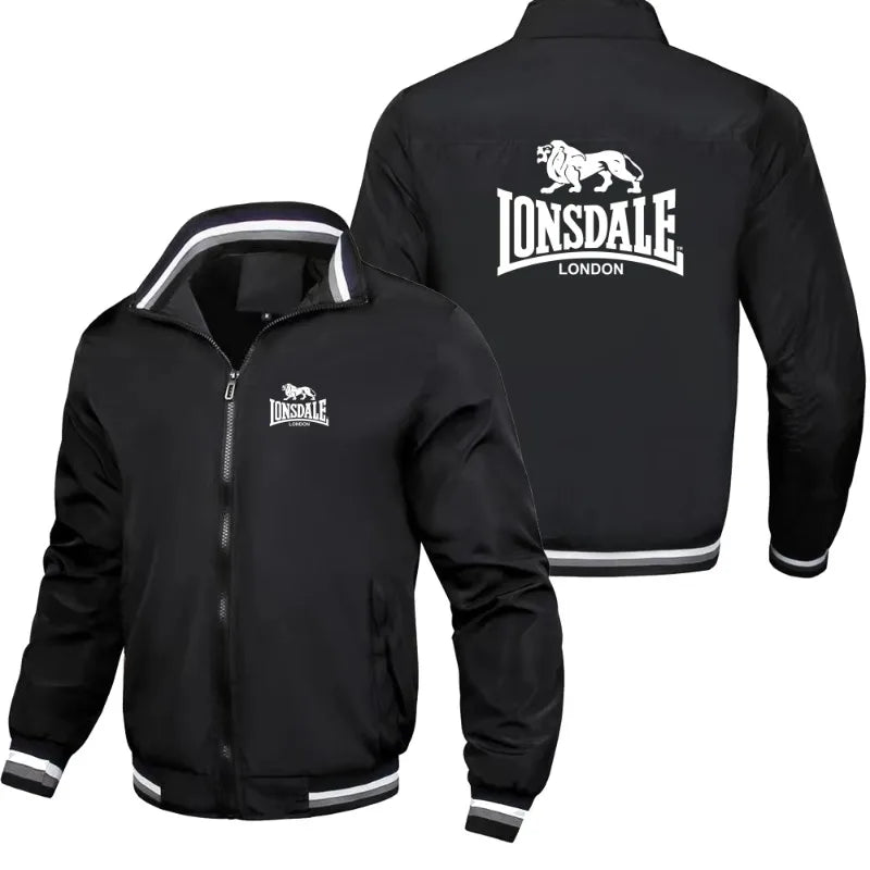 Veste Homme Coupe-Vent Zippée Style Streetwear - Automne/Hiver