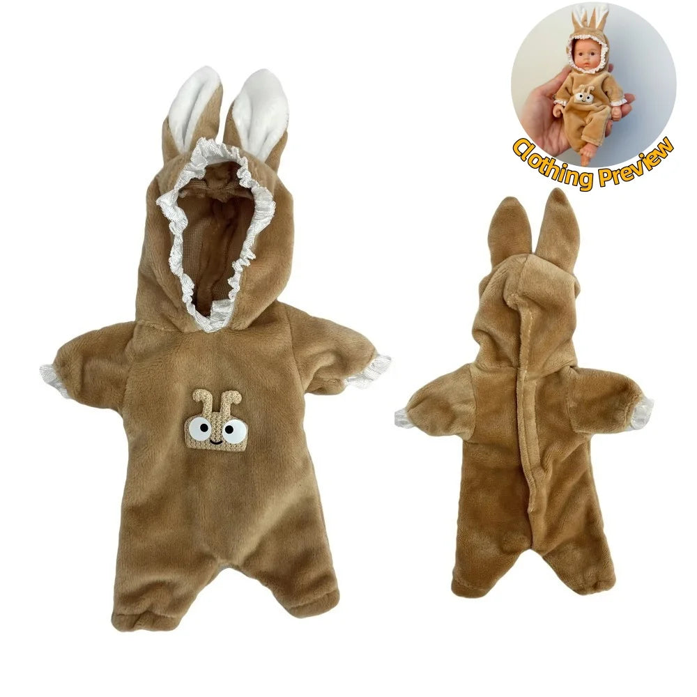 Vêtements pour Poupée Reborn 15cm – 4 Modèles