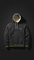 Modern Sage rugged workwear hoodie